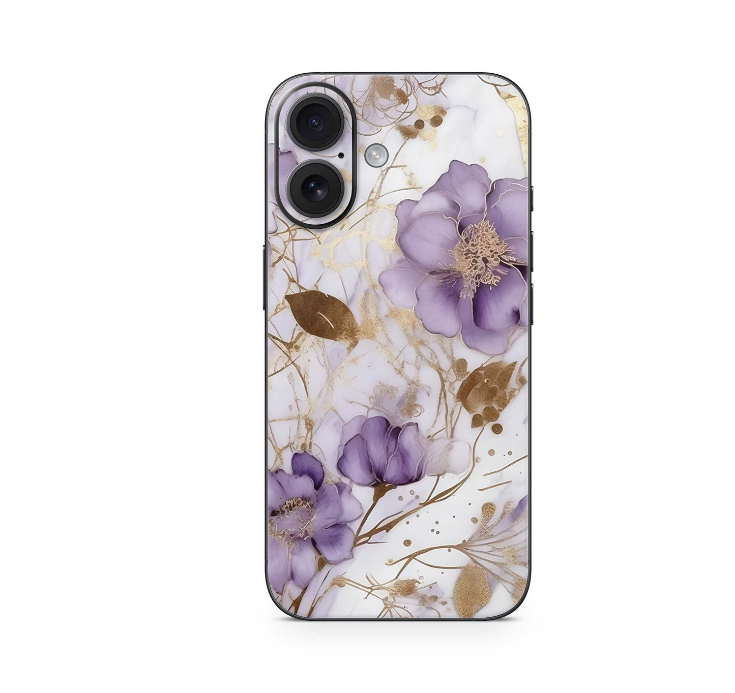 iPhone 16 Skin Aufkleber Design Schutzfolie Vinyl Folie Purple Heart Aufkleber Skins4u   