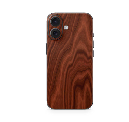 iPhone 16 Skin Aufkleber Design Schutzfolie Vinyl Folie Rosewood Aufkleber Skins4u   