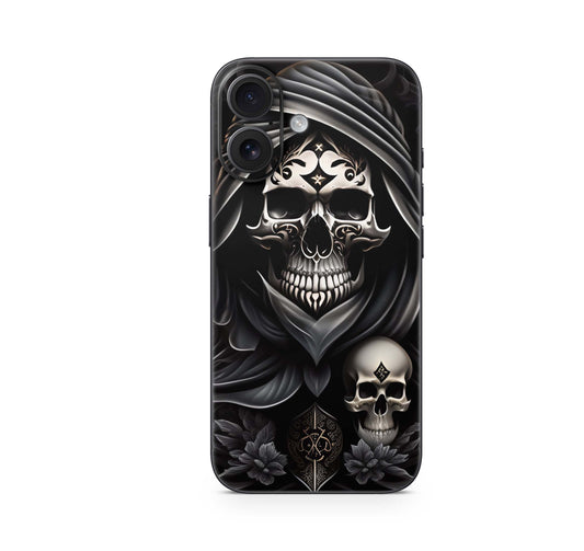 iPhone 16 Skin Aufkleber Design Schutzfolie Vinyl Folie Skullmaster Aufkleber Skins4u   