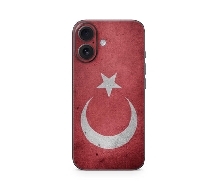 iPhone 16 Skin Aufkleber Design Schutzfolie Vinyl Folie Türkei Aufkleber Skins4u   