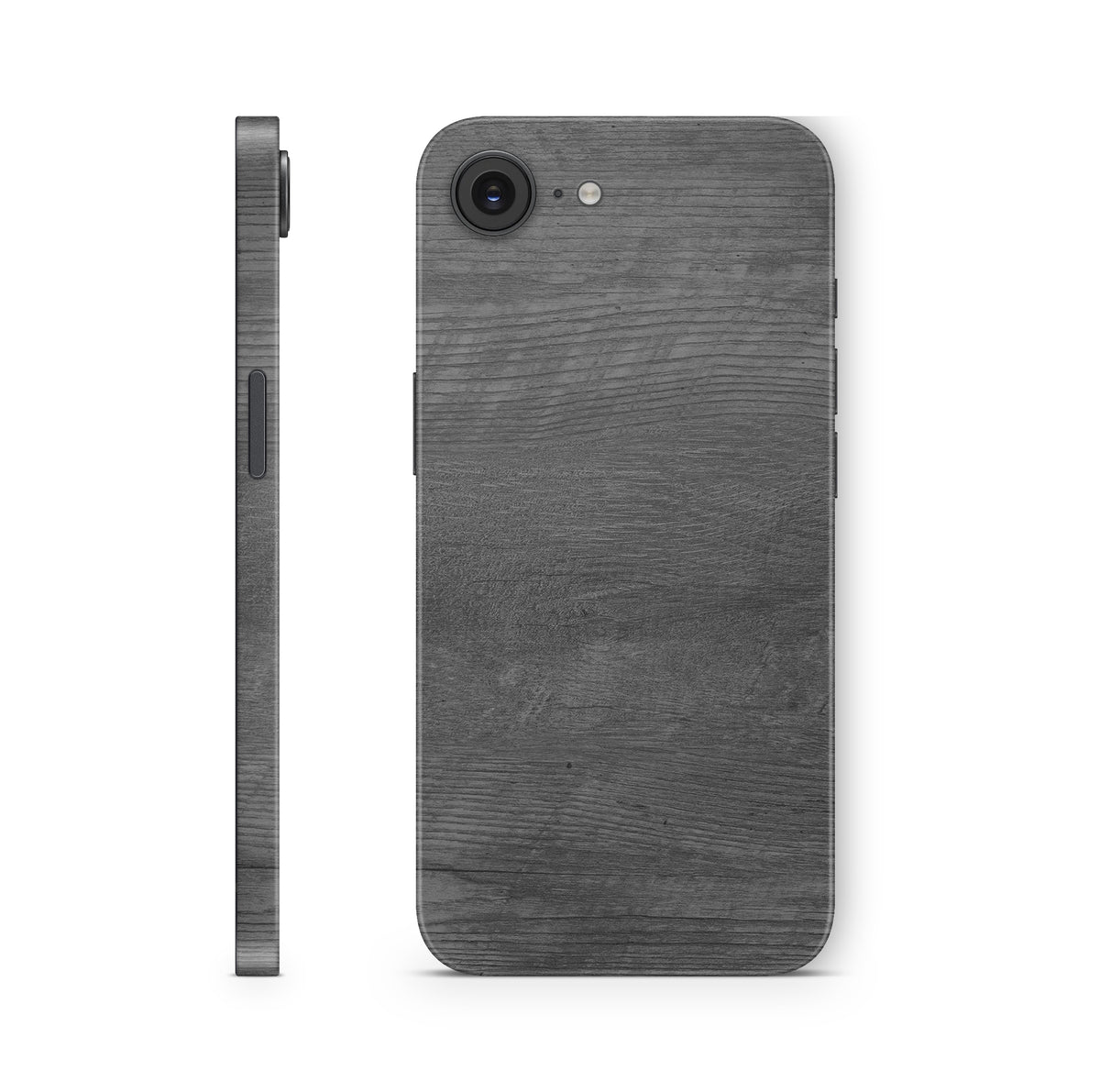 iPhone 17e Skin Design Schutzfolie Aufkleber Black Woodgrain