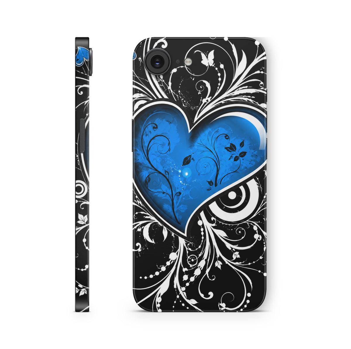 iPhone 17e Skin Design Schutzfolie Aufkleber Blue Heart