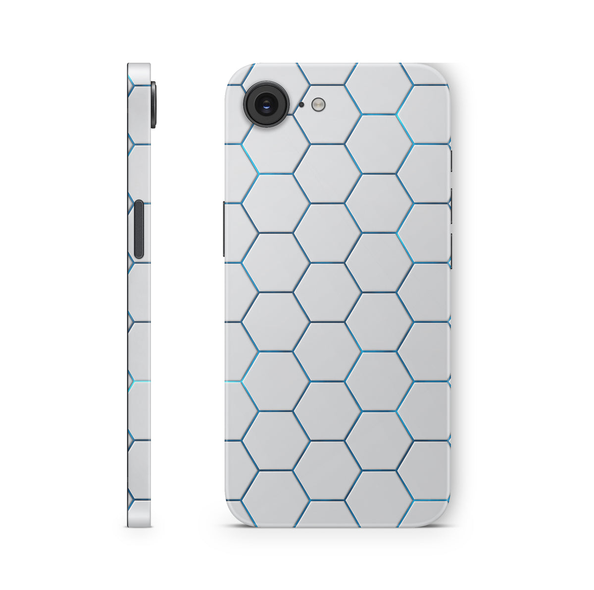 iPhone 17e Skin Design Schutzfolie Aufkleber Exo Light Blue