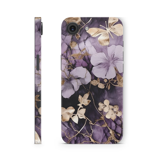 iPhone 17e Skin Design Schutzfolie Aufkleber Flower and Butterfly Aufkleber Skins4u