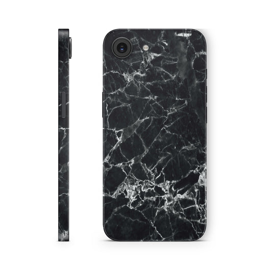 iPhone 17e Skin Design Schutzfolie Aufkleber Marmor schwarz Aufkleber Skins4u