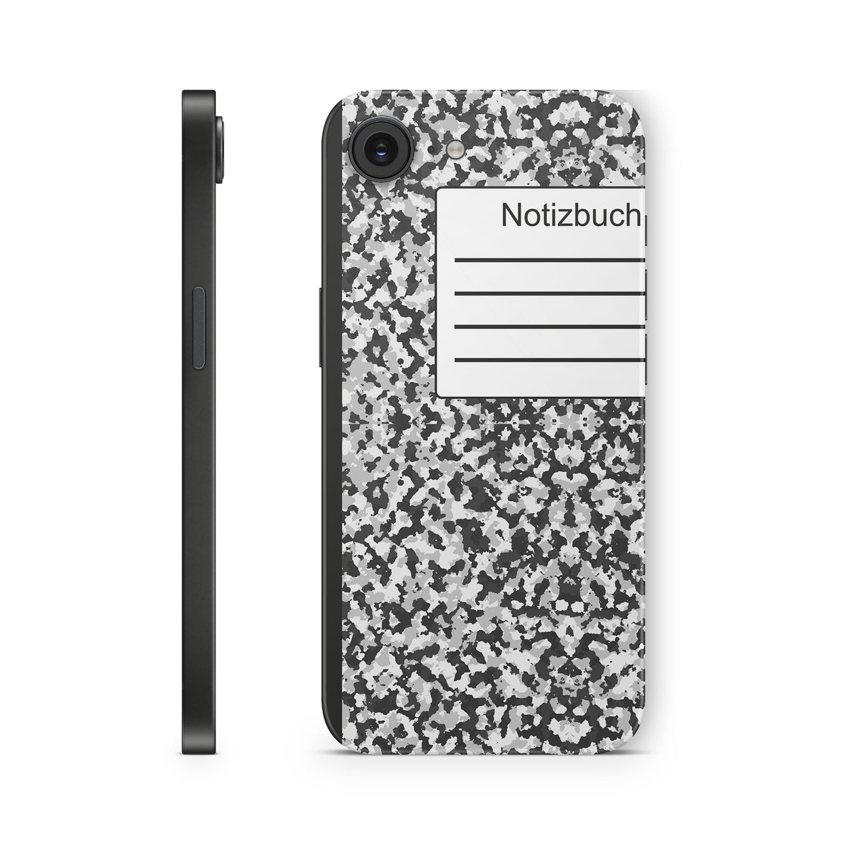 iPhone 17e Skin Design Schutzfolie Aufkleber Notizbuch
