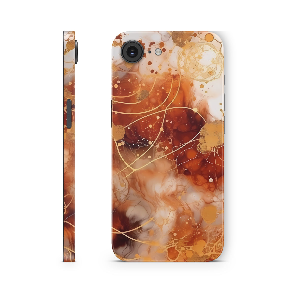 iPhone 17e Skin Design Schutzfolie Aufkleber Orange Circle