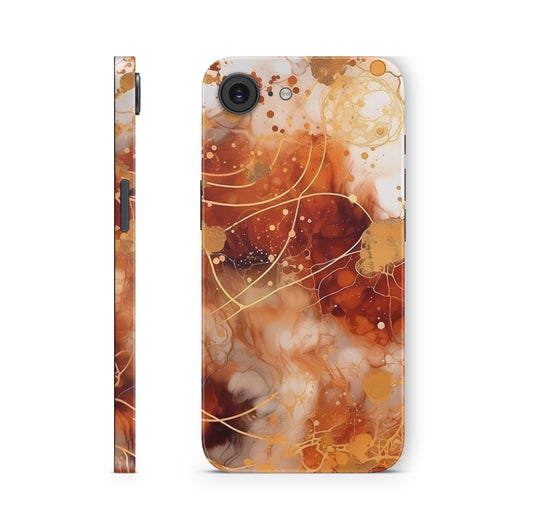 iPhone 17e Skin Design Schutzfolie Aufkleber Orange Circle Aufkleber Skins4u
