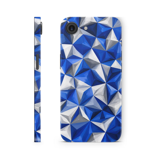 iPhone 17e Skin Design Schutzfolie Aufkleber PolyLightBlue Aufkleber Skins4u