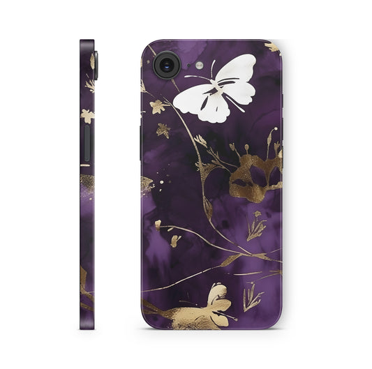 iPhone 17e Skin Design Schutzfolie Aufkleber Purple Butterfly Aufkleber Skins4u