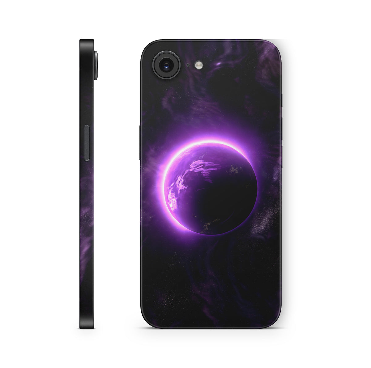 iPhone 17e Skin Design Schutzfolie Aufkleber Purple Space