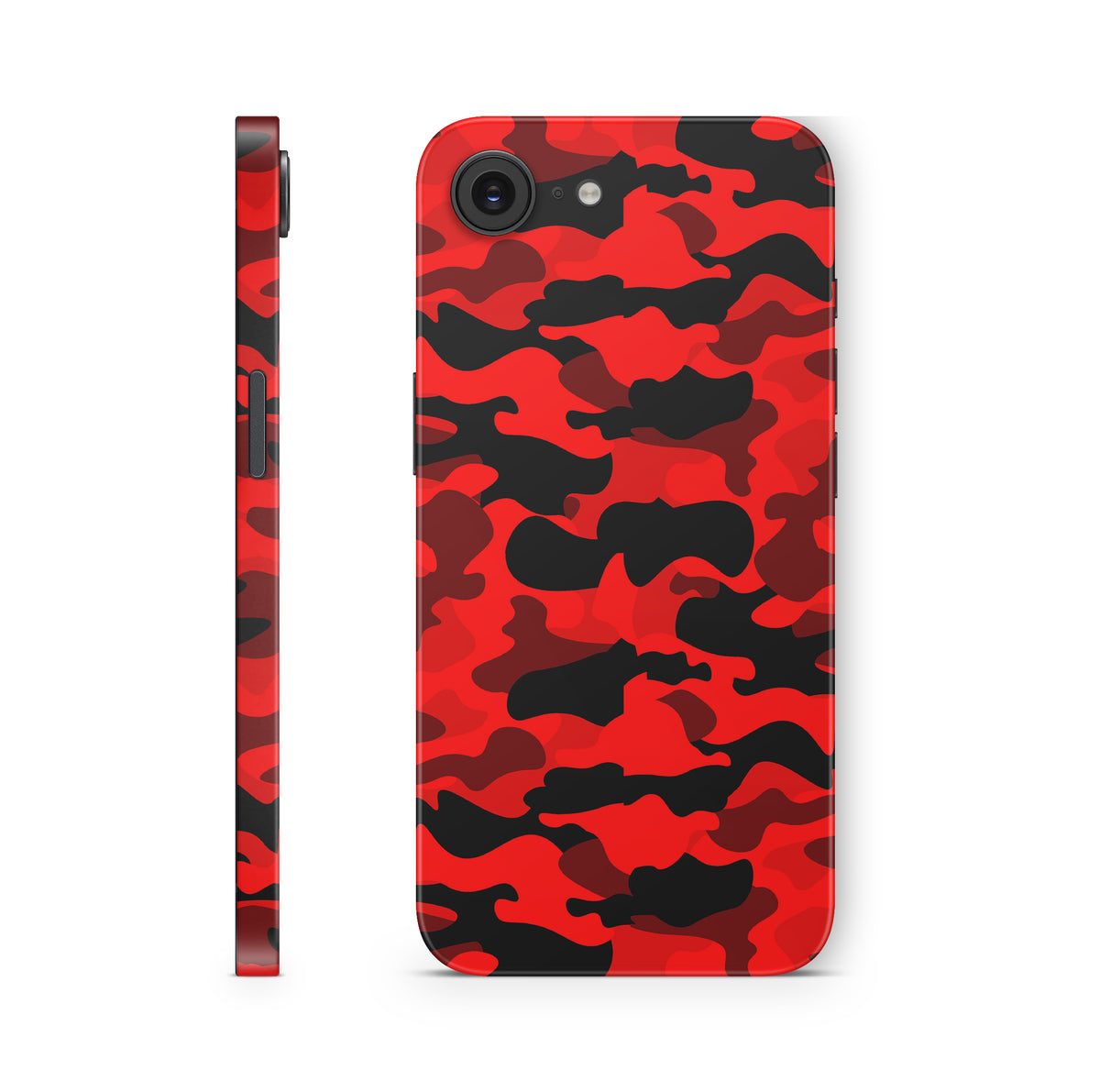 iPhone 17e Skin Design Schutzfolie Aufkleber Red Camouflage
