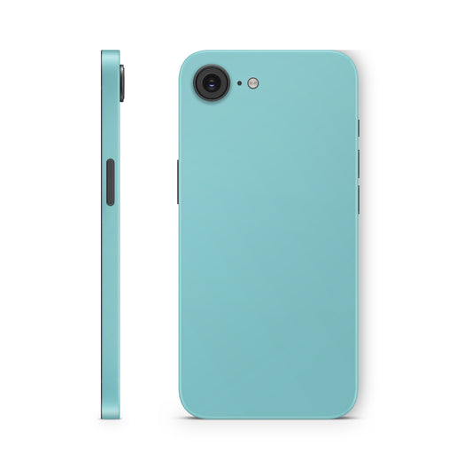 iPhone 17e Skin Design Schutzfolie Aufkleber Solid State Tuerkis Aufkleber Skins4u