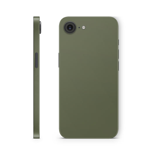 iPhone 17e Skin Design Schutzfolie Aufkleber Solid State olive Aufkleber Skins4u