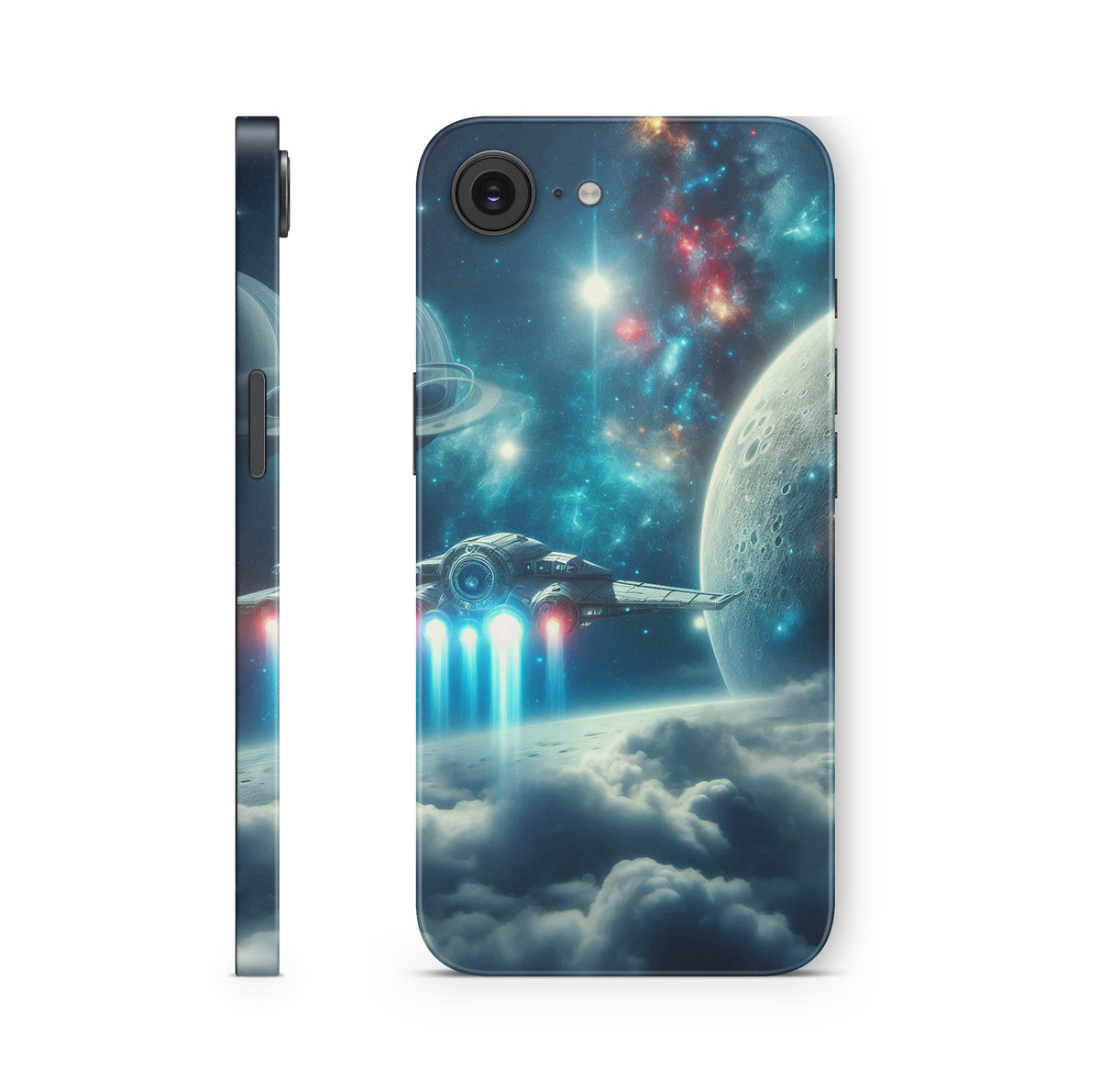iPhone 17e Skin Design Schutzfolie Aufkleber Spaceship