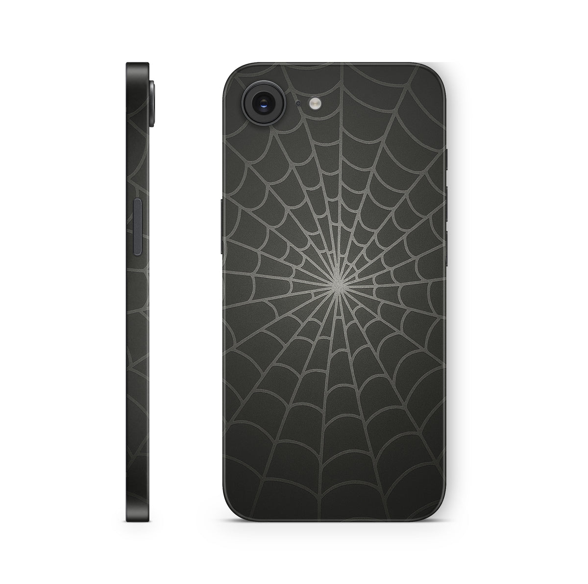iPhone 17e Skin Design Schutzfolie Aufkleber Spiderweb black