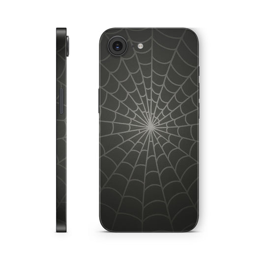 iPhone 17e Skin Design Schutzfolie Aufkleber Spiderweb black Aufkleber Skins4u