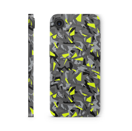 iPhone 17e Skin Design Schutzfolie Aufkleber Splatter Yellow Aufkleber Skins4u