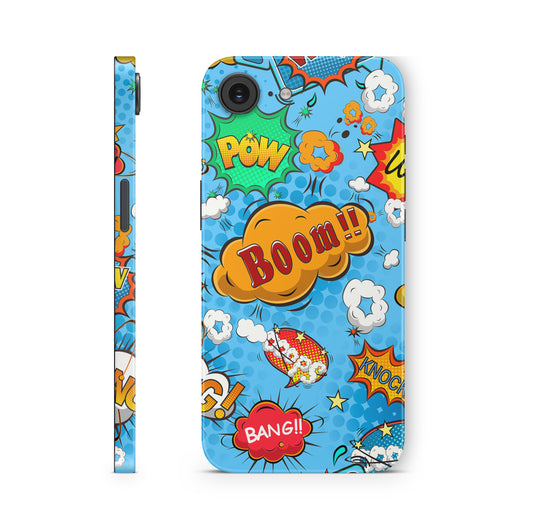 iPhone 17e Skin Design Schutzfolie Aufkleber comics blue Aufkleber Skins4u