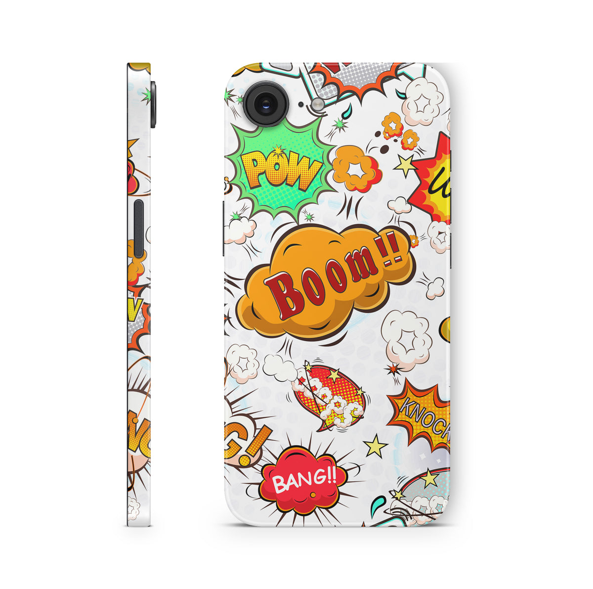 iPhone 17e Skin Design Schutzfolie Aufkleber comics white