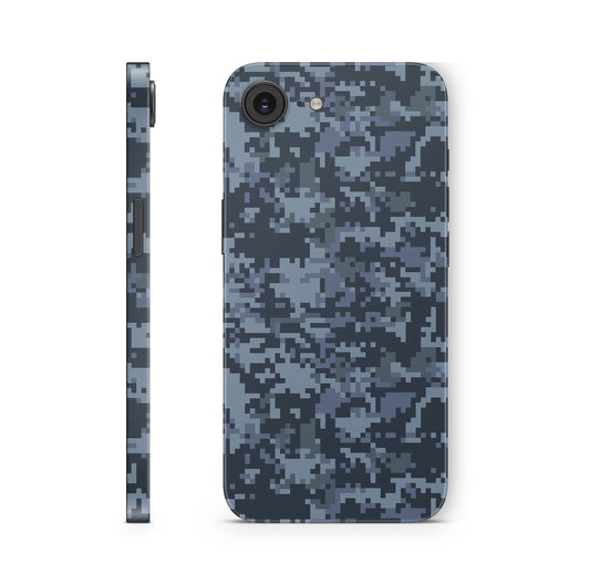 iPhone 17e Skin Design Schutzfolie Aufkleber digital navy Aufkleber Skins4u