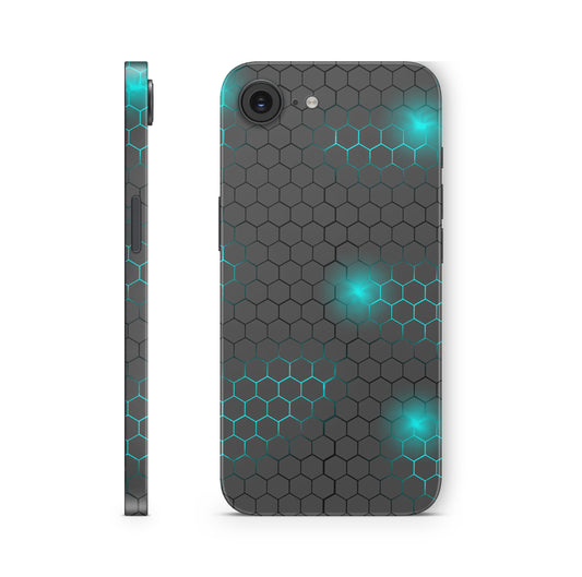 iPhone 17e Skin Design Schutzfolie Aufkleber exo small blue Aufkleber Skins4u