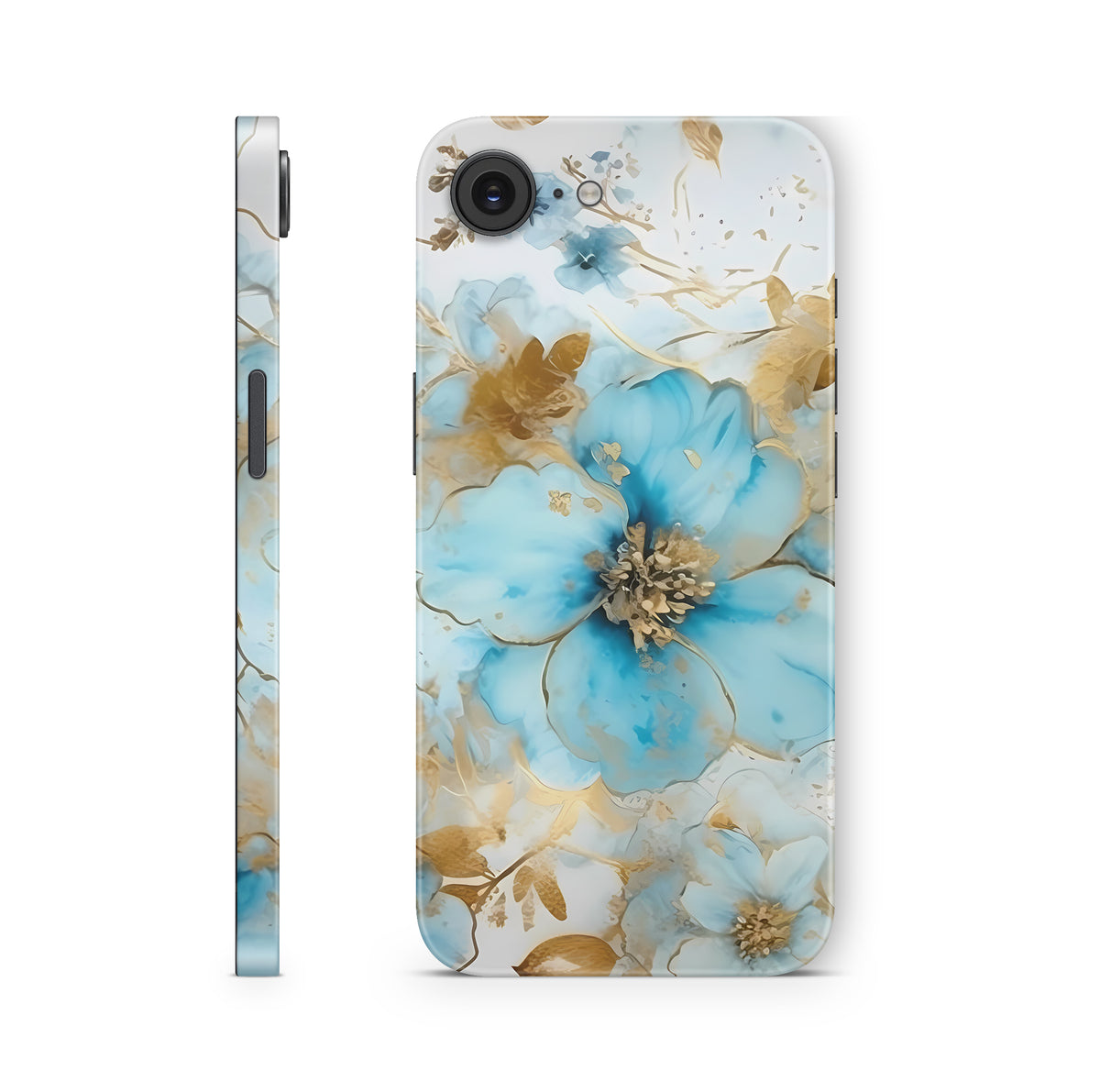 iPhone 17e Skin Design Schutzfolie Aufkleber gold blue fantasie