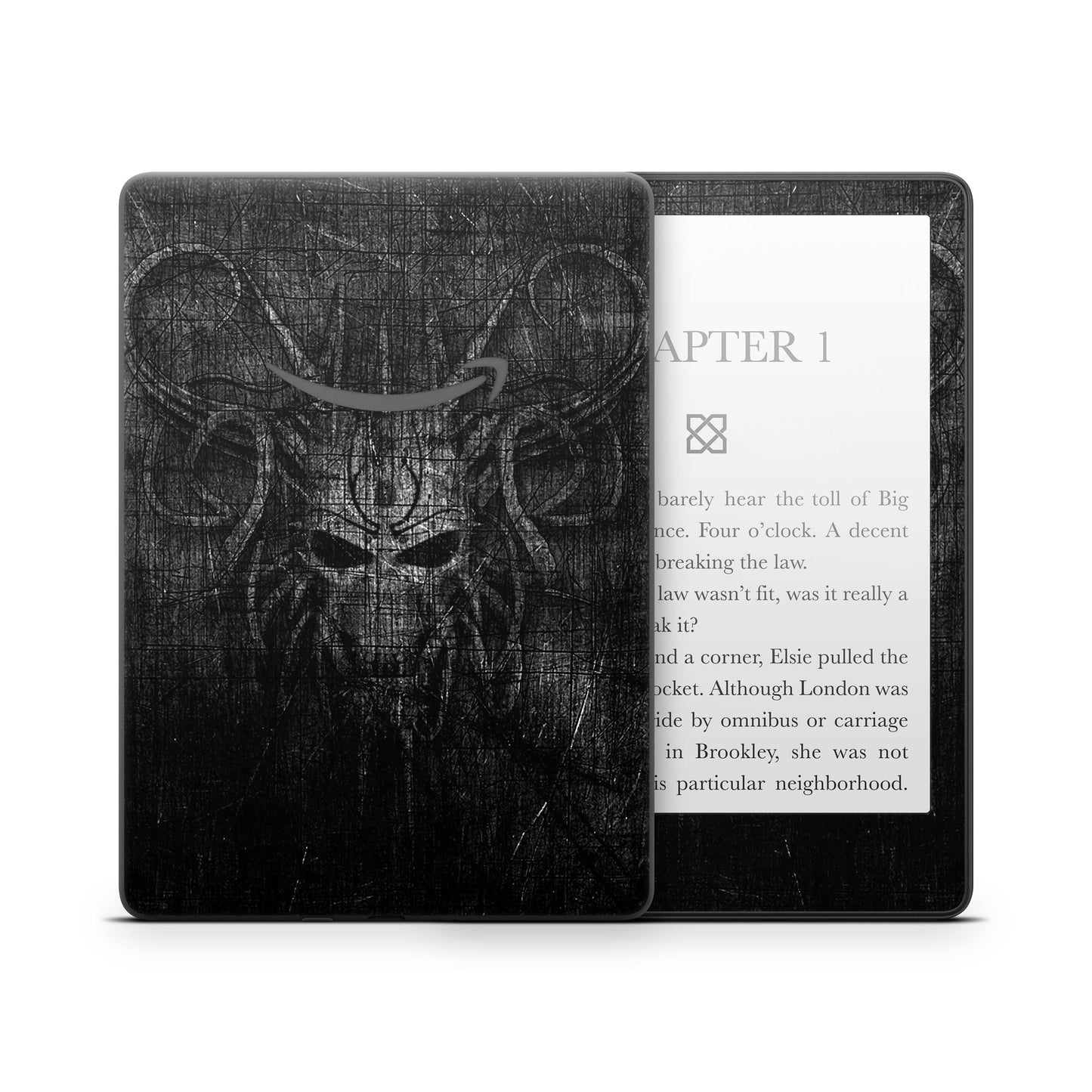 Amazon Kindle Colorsoft Signature Skin Design Schutzfolie Vinyl Skins Black Demon Aufkleber Skins4u