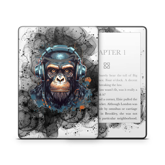 Amazon Kindle Colorsoft Signature Skin Design Schutzfolie Vinyl Skins Black smoke Monkey Aufkleber Skins4u