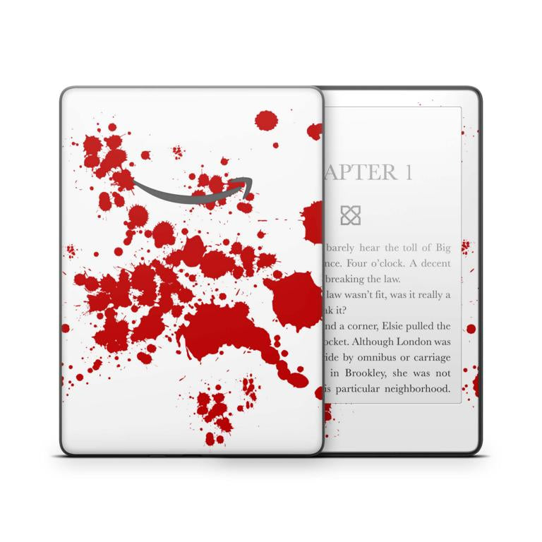 Amazon Kindle mit 6" Display 10.Generation 2019 Schutzfolie Blood Aufkleber skins4u   