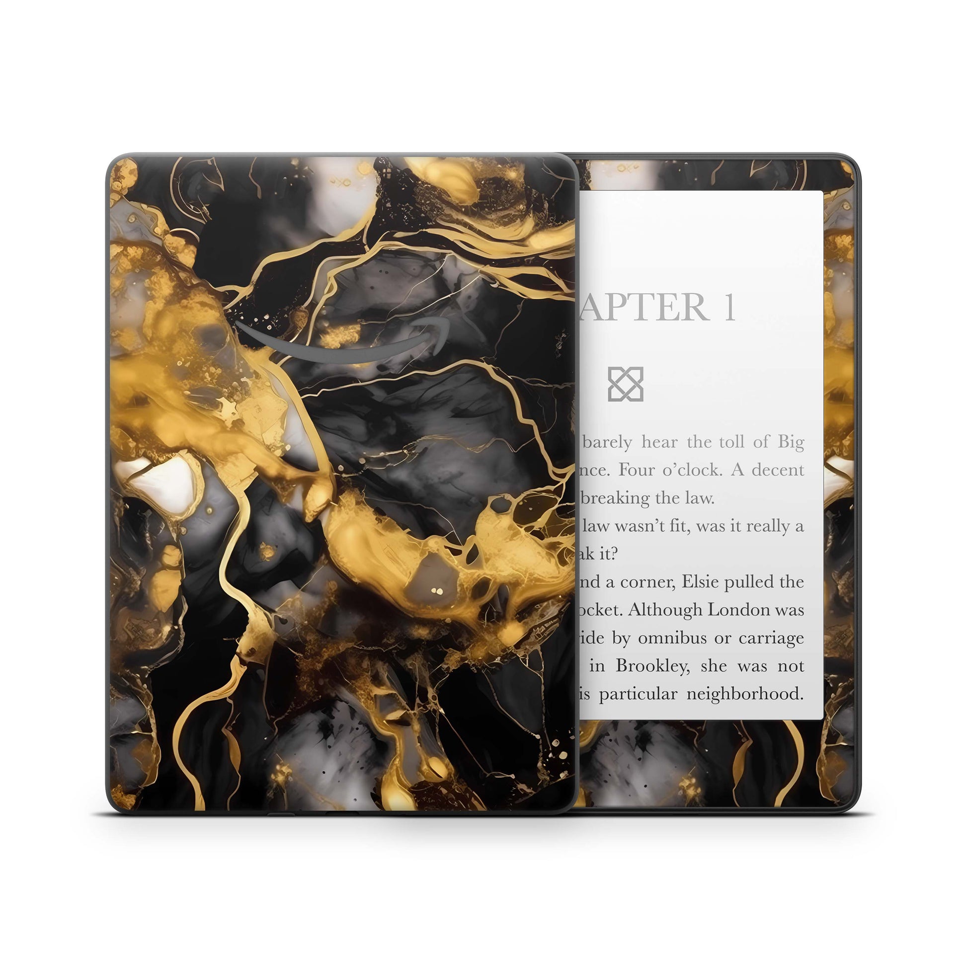 Amazon Kindle Colorsoft Signature Skin Design Schutzfolie Vinyl Skins Dark Gold Aufkleber Skins4u