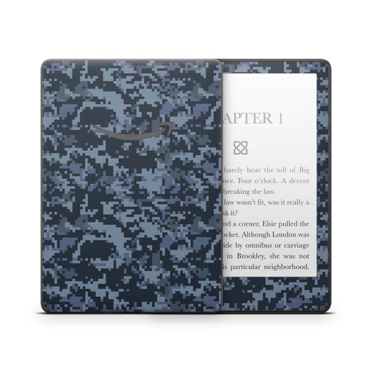 Amazon Kindle mit 6" Display 10.Generation 2019 Schutzfolie Digital navy camo Aufkleber skins4u   