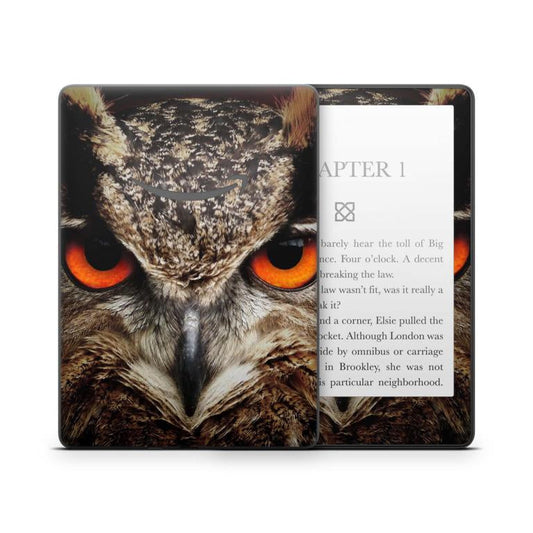 Amazon Kindle mit 6" Display 10.Generation 2019 Schutzfolie Eule Aufkleber skins4u   