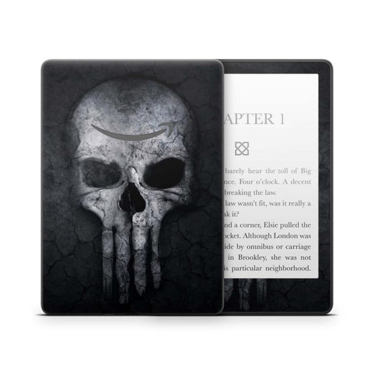 Amazon Kindle mit 6" Display 10.Generation 2019 Schutzfolie Hard Skull Aufkleber skins4u   