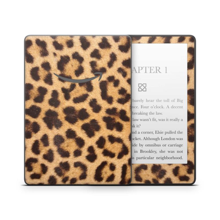 Amazon Kindle mit 6" Display 10.Generation 2019 Schutzfolie Leopardenfell Aufkleber skins4u   