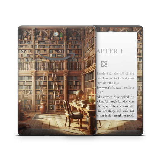 Amazon Kindle Colorsoft Signature Skin Design Schutzfolie Vinyl Skins Library Aufkleber Skins4u