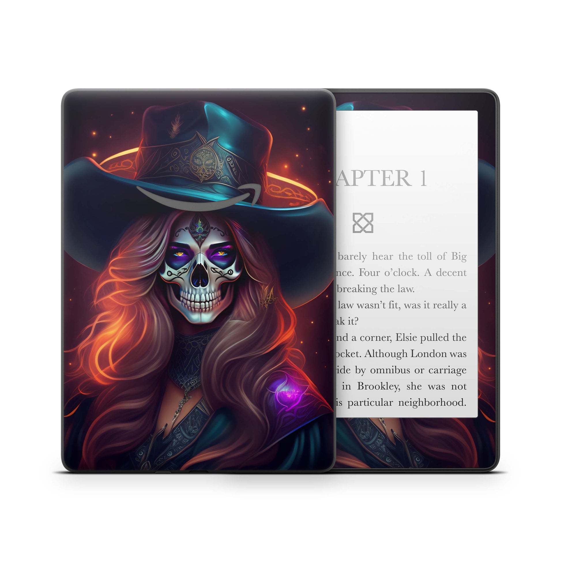 Amazon Kindle Colorsoft Signature Skin Design Schutzfolie Vinyl Skins Skull Lady Aufkleber Skins4u