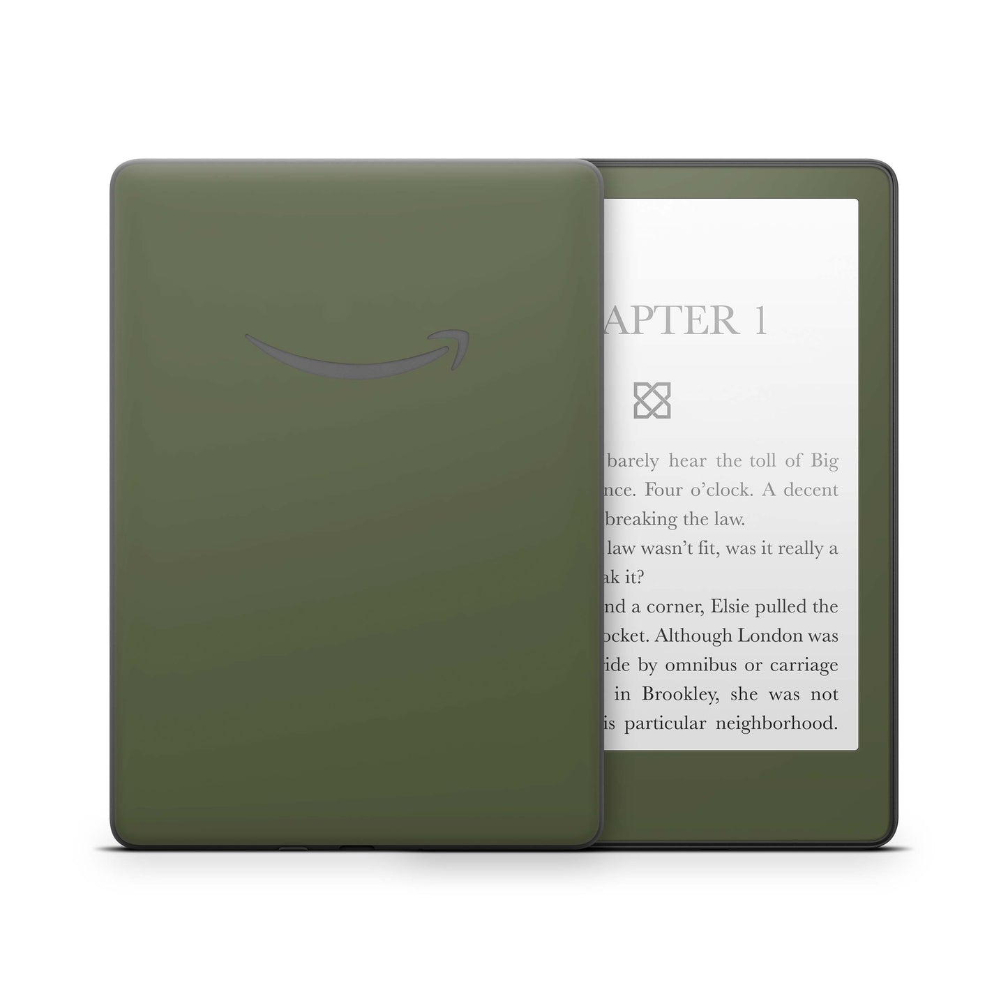 Amazon Kindle Colorsoft Signature Skin Design Schutzfolie Vinyl Skins Solid state olive Aufkleber Skins4u