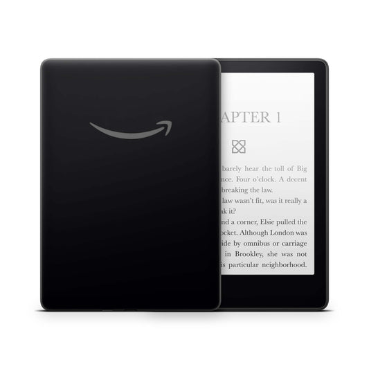 Amazon Kindle Colorsoft Signature Skin Design Schutzfolie Vinyl Skins Solid state schwarz Aufkleber Skins4u