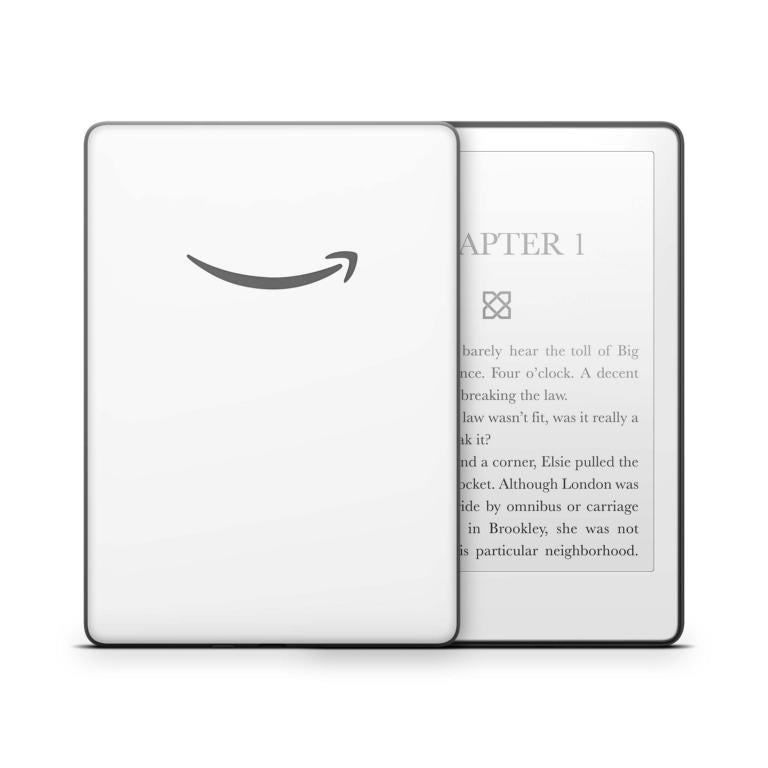 Amazon Kindle mit 6" Display 10.Generation 2019 Schutzfolie Solid state weiss Aufkleber skins4u   