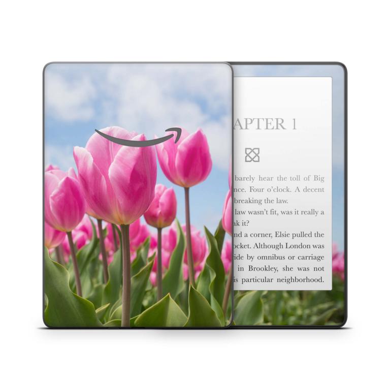 Amazon Kindle mit 6" Display 10.Generation 2019 Schutzfolie Tulpen Aufkleber skins4u   