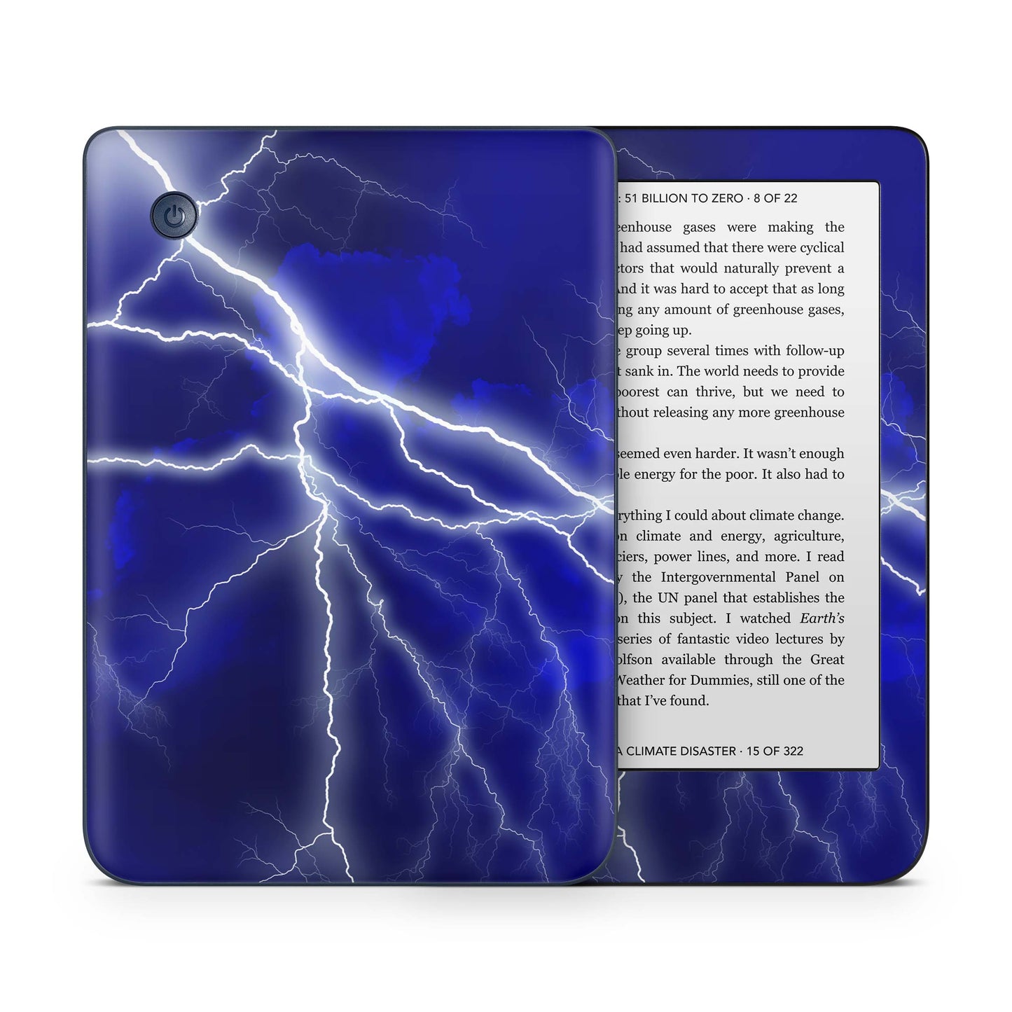 Kobo Clara Colour / Tolino Shine Color Skin Schutzfolie Kratzerschutz Design Vinyl Aufkleber Apocalypse blue Aufkleber skins4u   