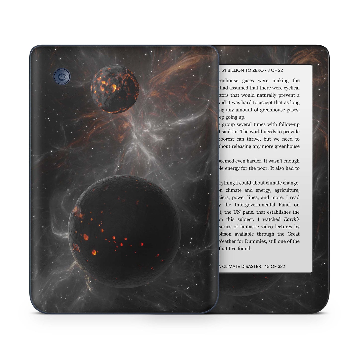 Kobo Clara Colour / Tolino Shine Color Skin Schutzfolie Kratzerschutz Design Vinyl Aufkleber Astronomy Aufkleber skins4u   