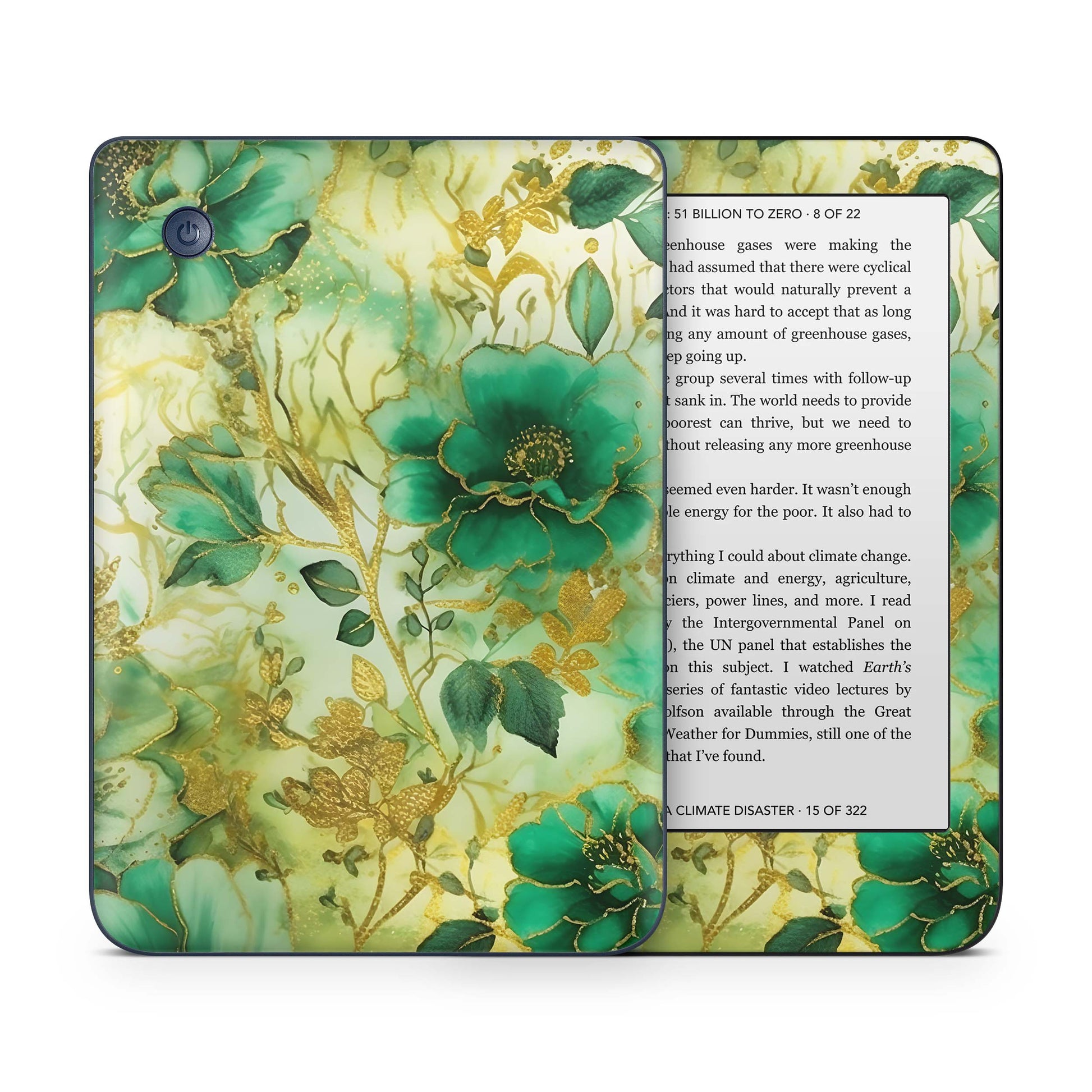 Kobo Clara Colour / Tolino Shine Color Skin Schutzfolie Kratzerschutz Design Vinyl Aufkleber Blütenzauber Aufkleber skins4u   