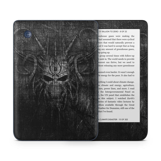 Kobo Clara Colour / Tolino Shine Color Skin Schutzfolie Kratzerschutz Design Vinyl Aufkleber Black Demon Aufkleber skins4u   