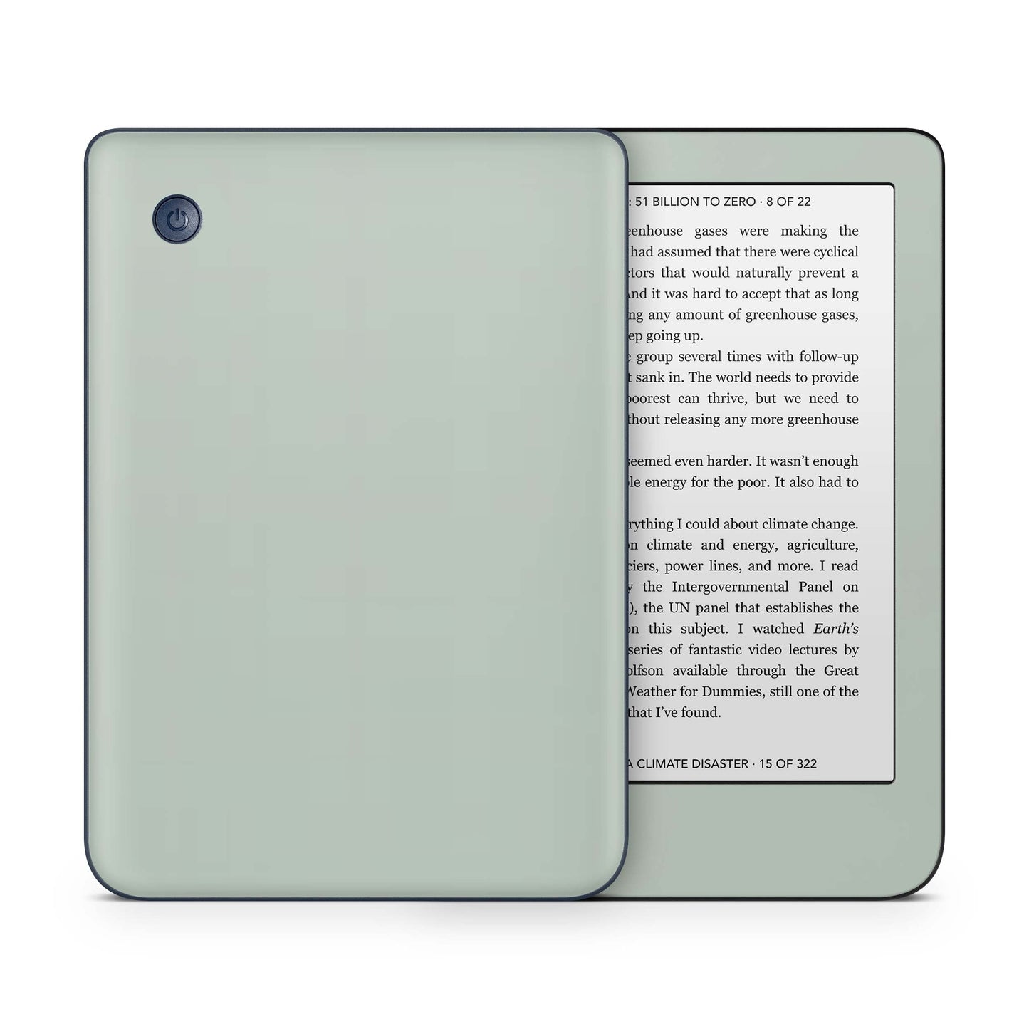 Kobo Clara Colour / Tolino Shine Color Skin Schutzfolie Kratzerschutz Design Vinyl Aufkleber Pistazie Aufkleber skins4u   