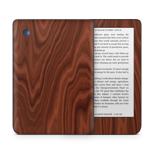 Kobo Clara Colour / Tolino Shine Color Skin Schutzfolie Kratzerschutz Design Vinyl Aufkleber Rosewood Aufkleber skins4u   