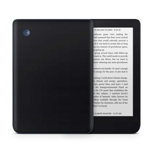 Kobo Clara Colour / Tolino Shine Color Skin Schutzfolie Kratzerschutz Design Vinyl Aufkleber Solid state schwarz Aufkleber skins4u   