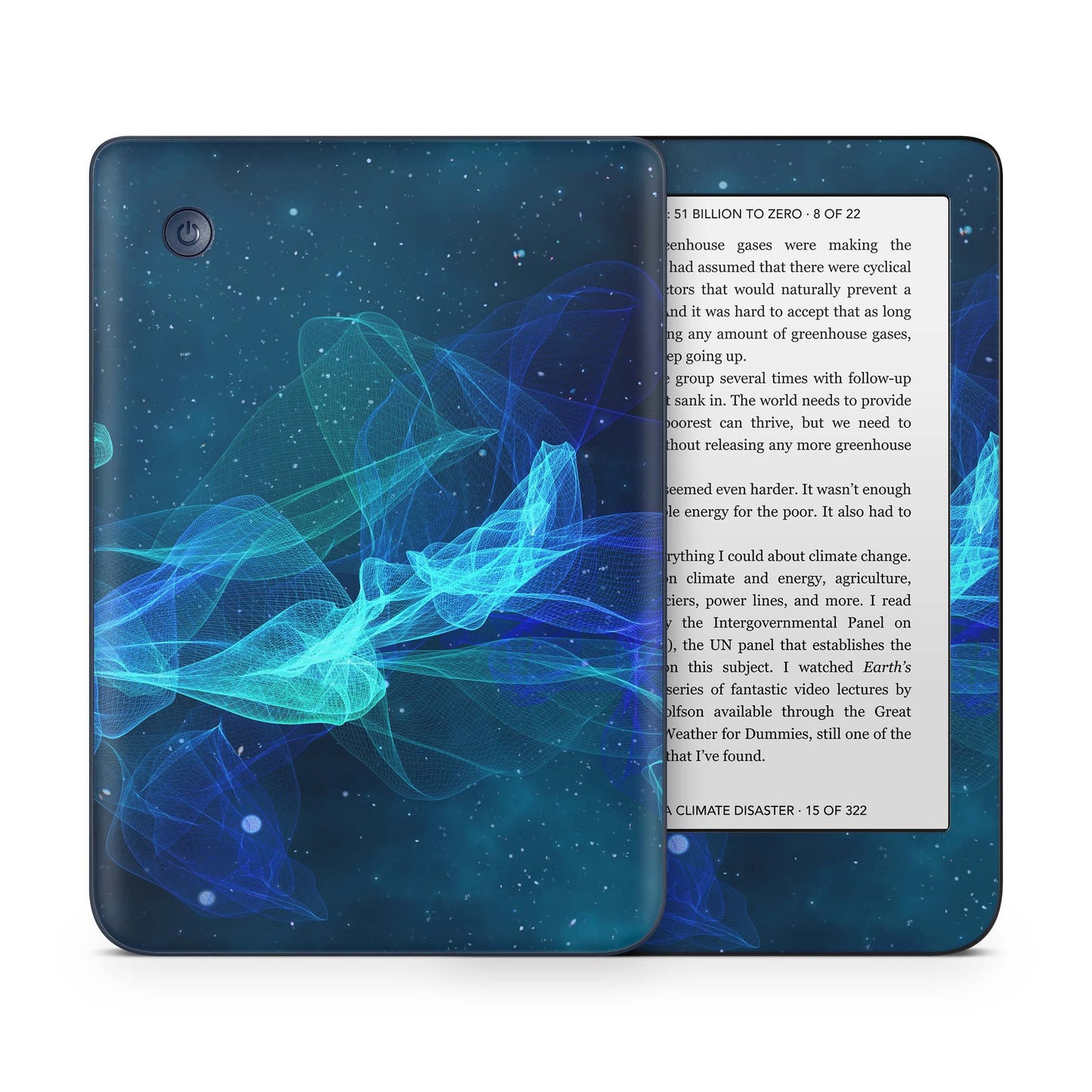 Kobo Clara Colour / Tolino Shine Color Skin Schutzfolie Kratzerschutz Design Vinyl Aufkleber Star Spiral Aufkleber skins4u   