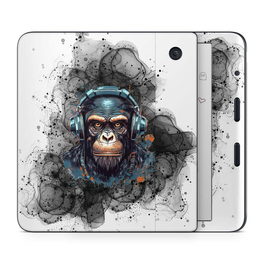 Kobo Libra Colour / Tolino Vision Color Skin Schutzfolie Kratzerschutz Design Vinyl Aufkleber Black Smoke Monkey Aufkleber skins4u   